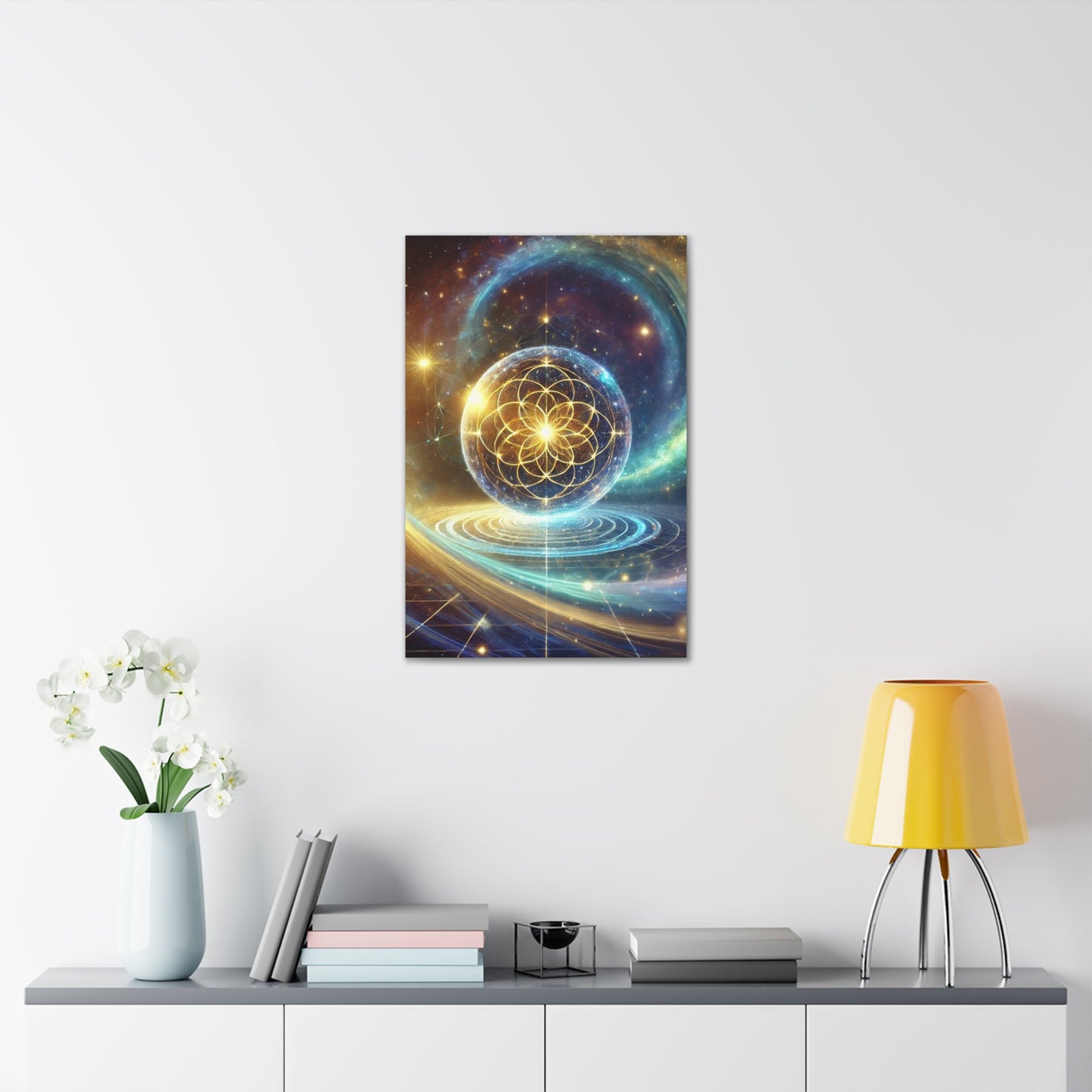 Sacred Geometry Art Canvas Ed. 56