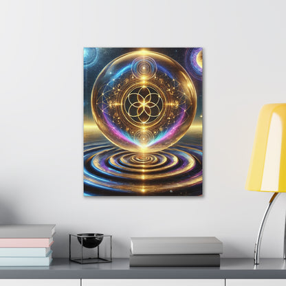 Sacred Geometry Art Canvas Ed. 26