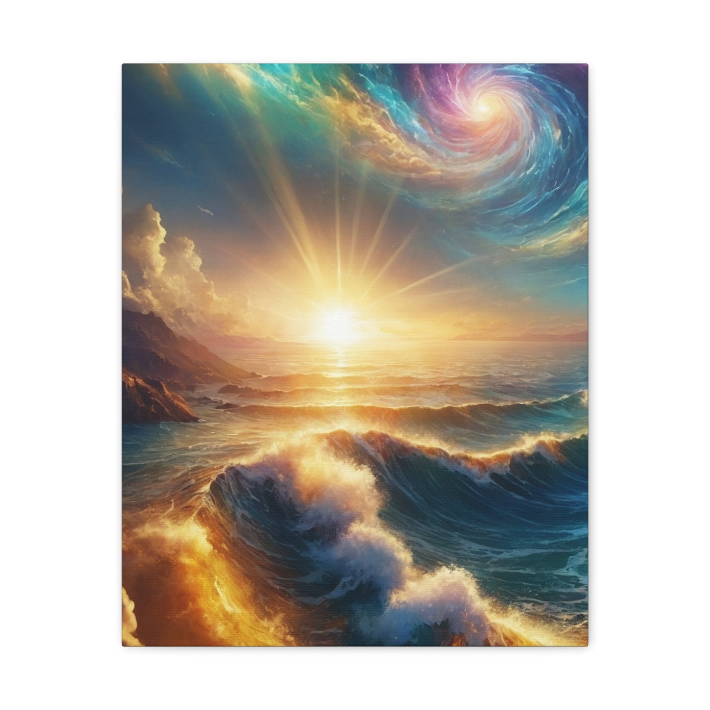 Serene Ocean Art Canvas Ed. 18