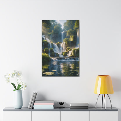 Majestic Waterfalls Art Canvas Ed. 11