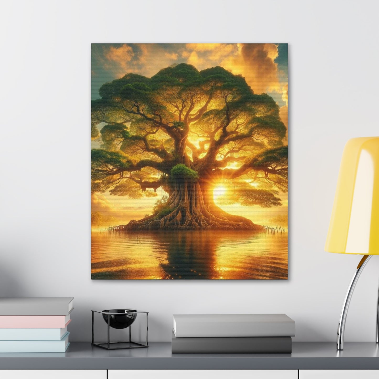 Trees of Light Art Canvas Ed. 4