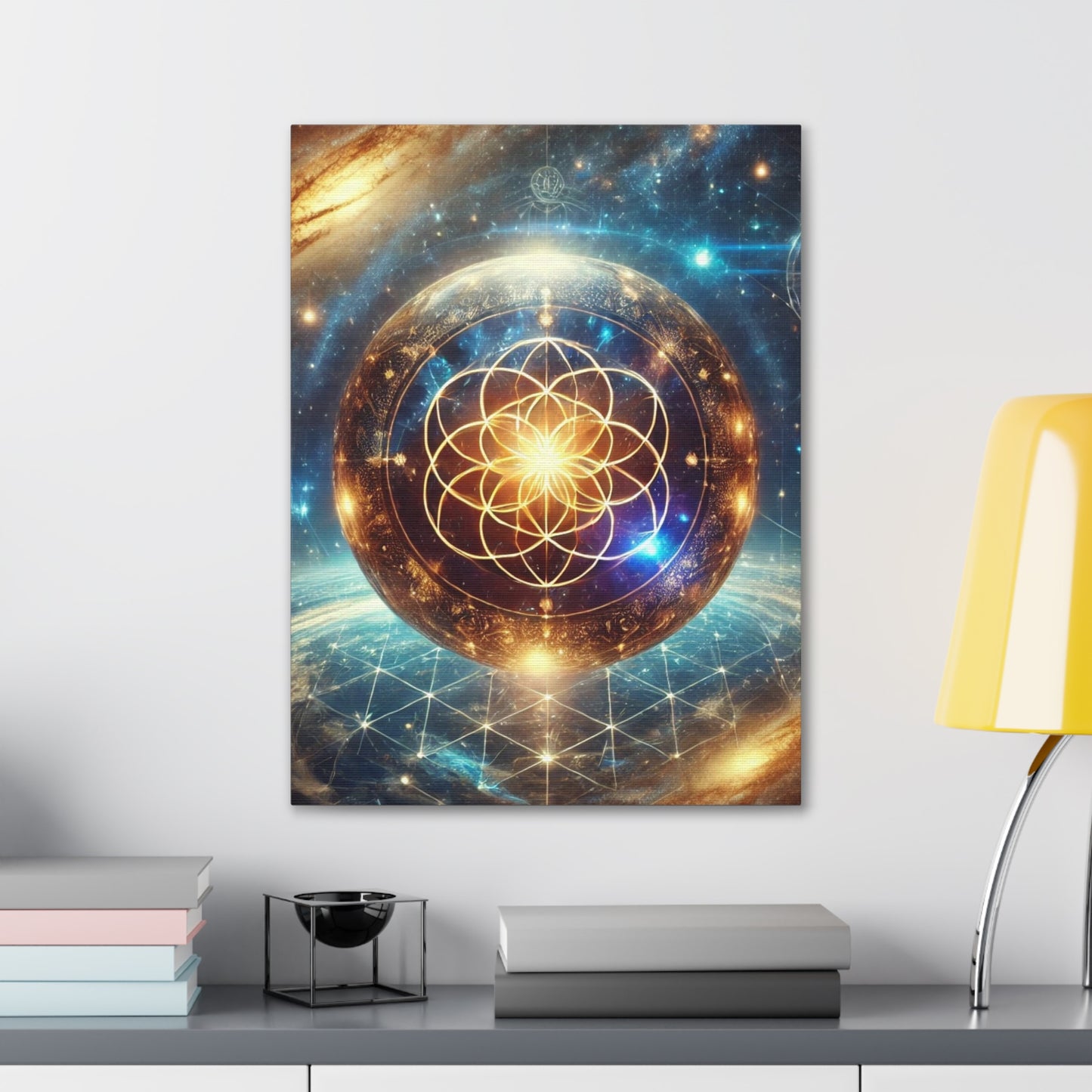 Sacred Geometry Art Canvas Ed. 53