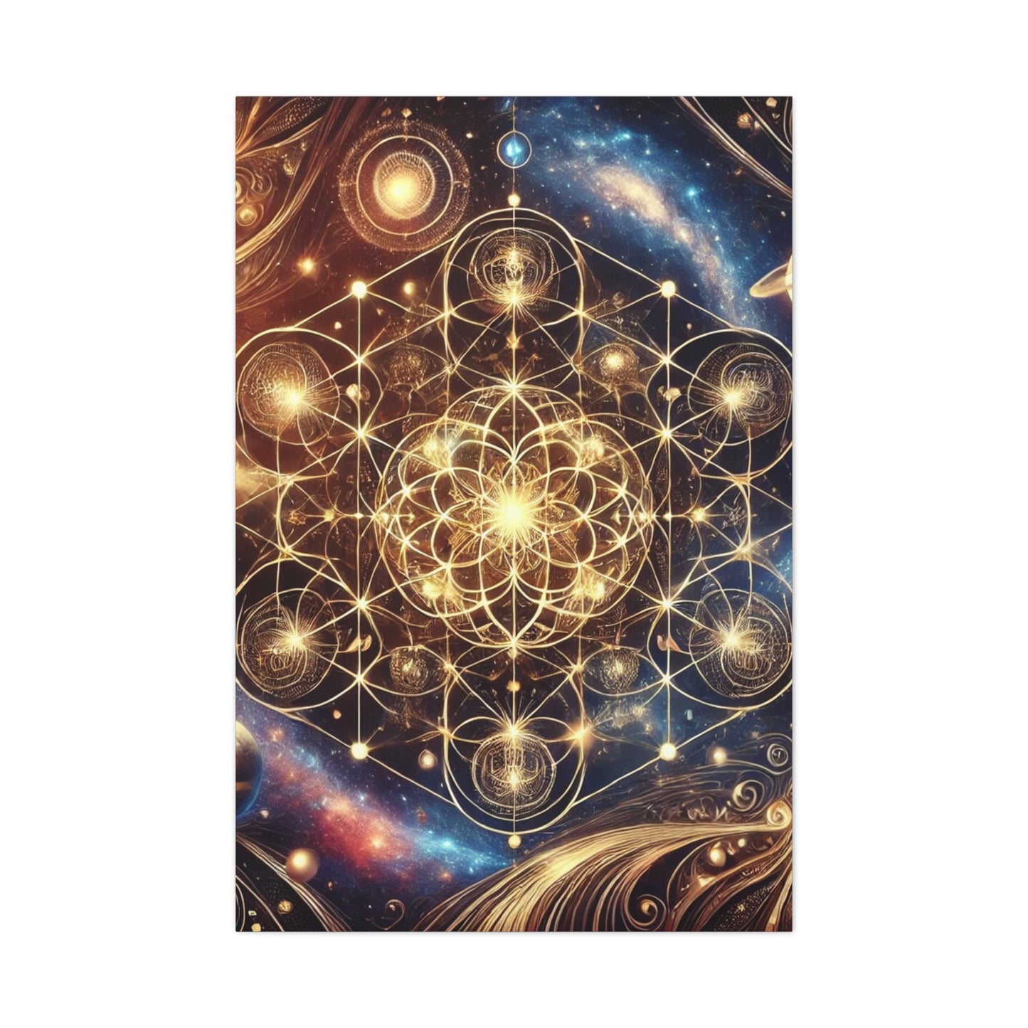 Sacred Geometry Art Canvas Ed. 78