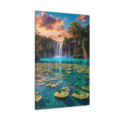 Majestic Waterfalls Art Canvas Ed. 40