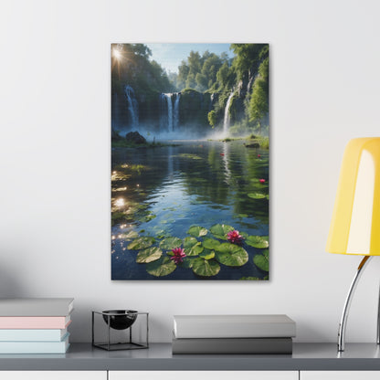 Majestic Waterfalls Art Canvas Ed. 6