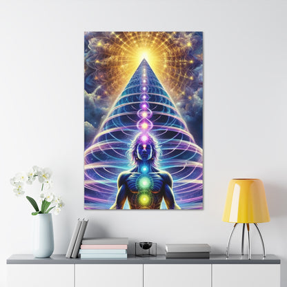 Quantum Entanglement Art Canvas Ed. 8