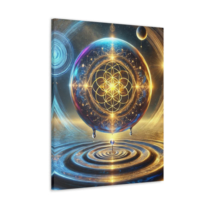 Sacred Geometry Art Canvas Ed. 25