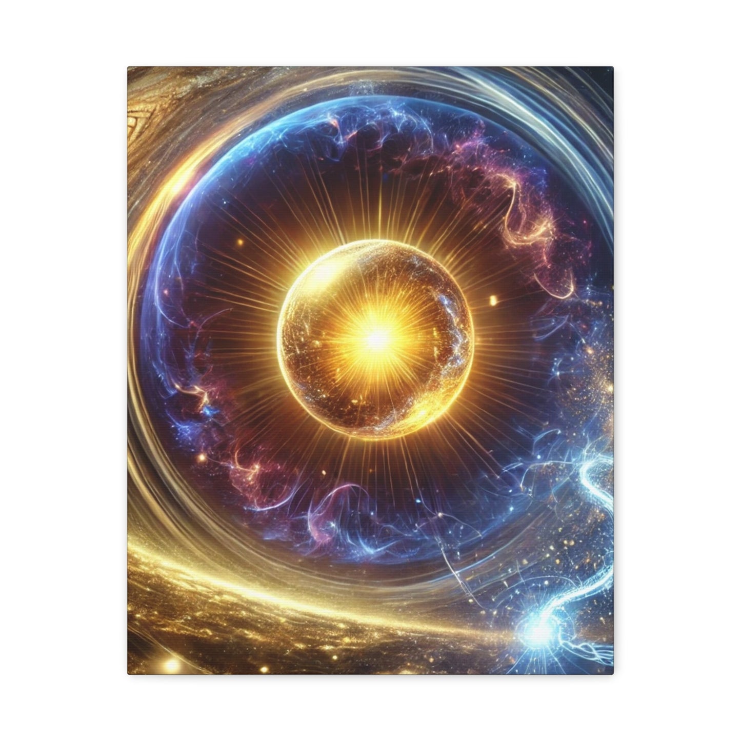 Energetic Orbs Art Canvas Ed. 9