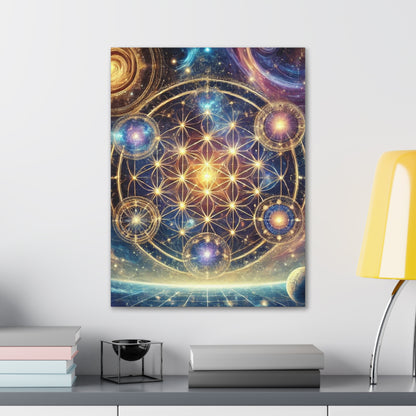 Sacred Geometry Art Canvas Ed. 74