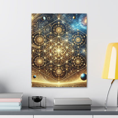 Sacred Geometry Art Canvas Ed. 76