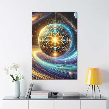 Sacred Geometry Art Canvas Ed. 55