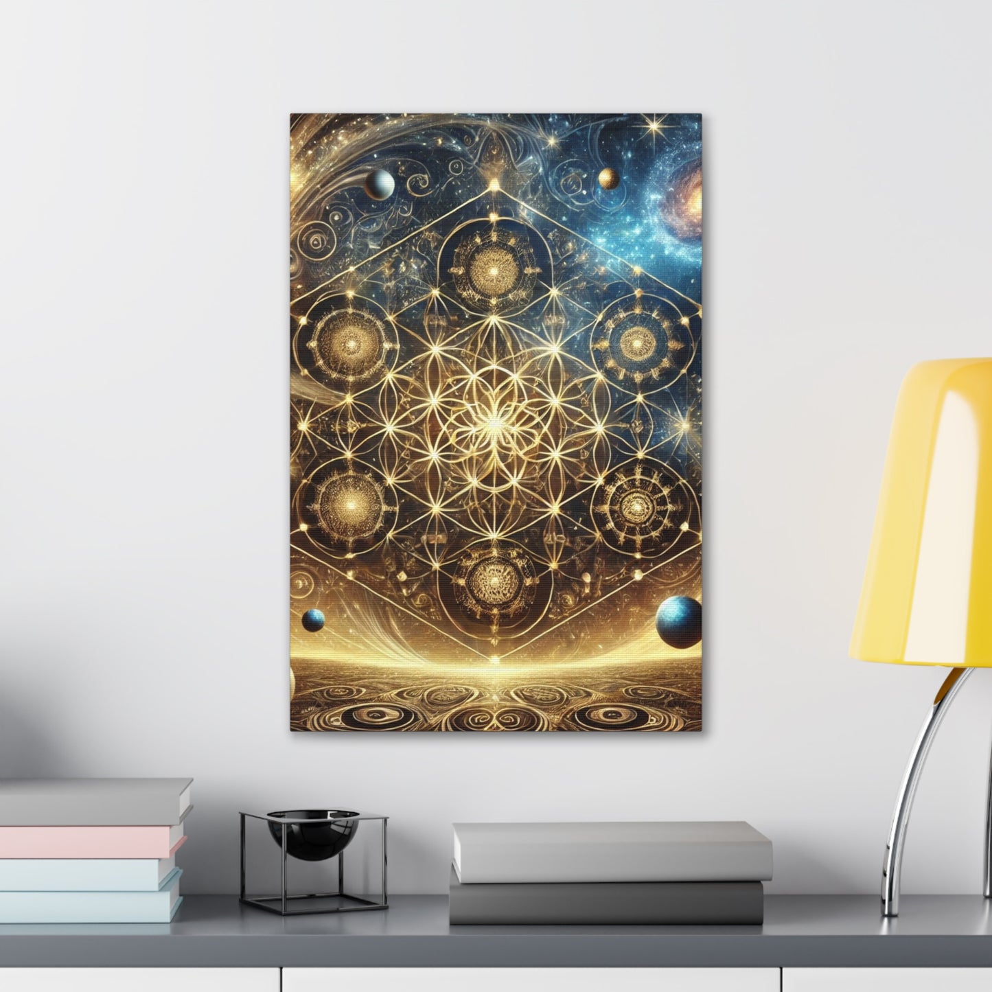 Sacred Geometry Art Canvas Ed. 76