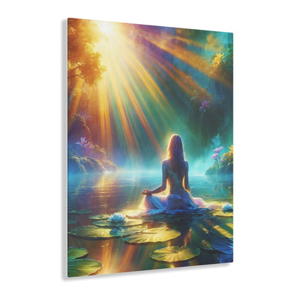 Blissful Lotus Acrylic Print Ed. 5