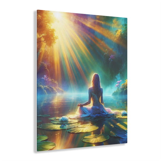 Blissful Lotus Acrylic Print Ed. 5