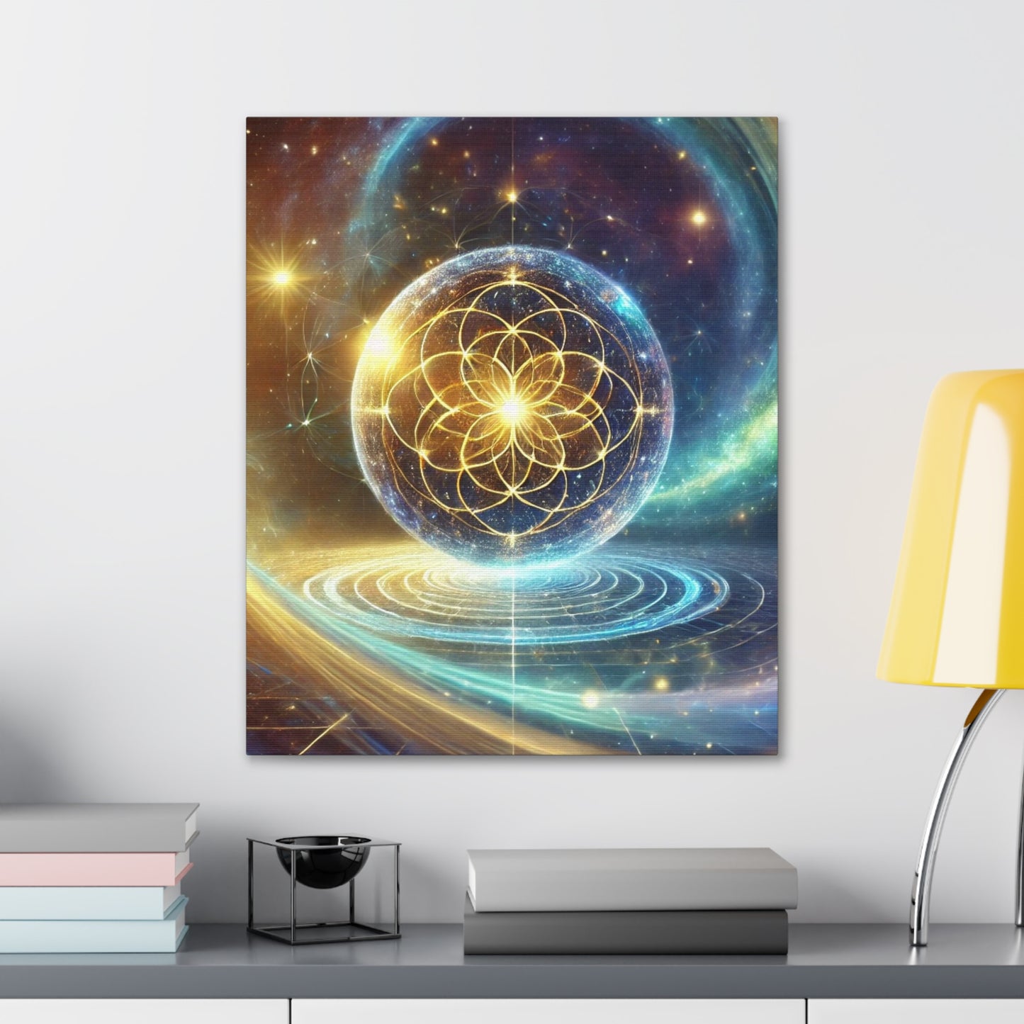 Sacred Geometry Art Canvas Ed. 56