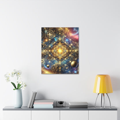 Sacred Geometry Art Canvas Ed. 72