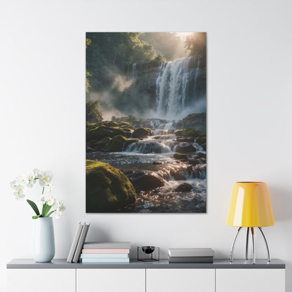 Majestic Waterfalls Art Canvas Ed. 15