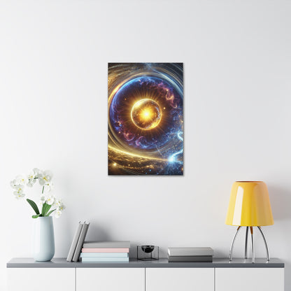 Energetic Orbs Art Canvas Ed. 9