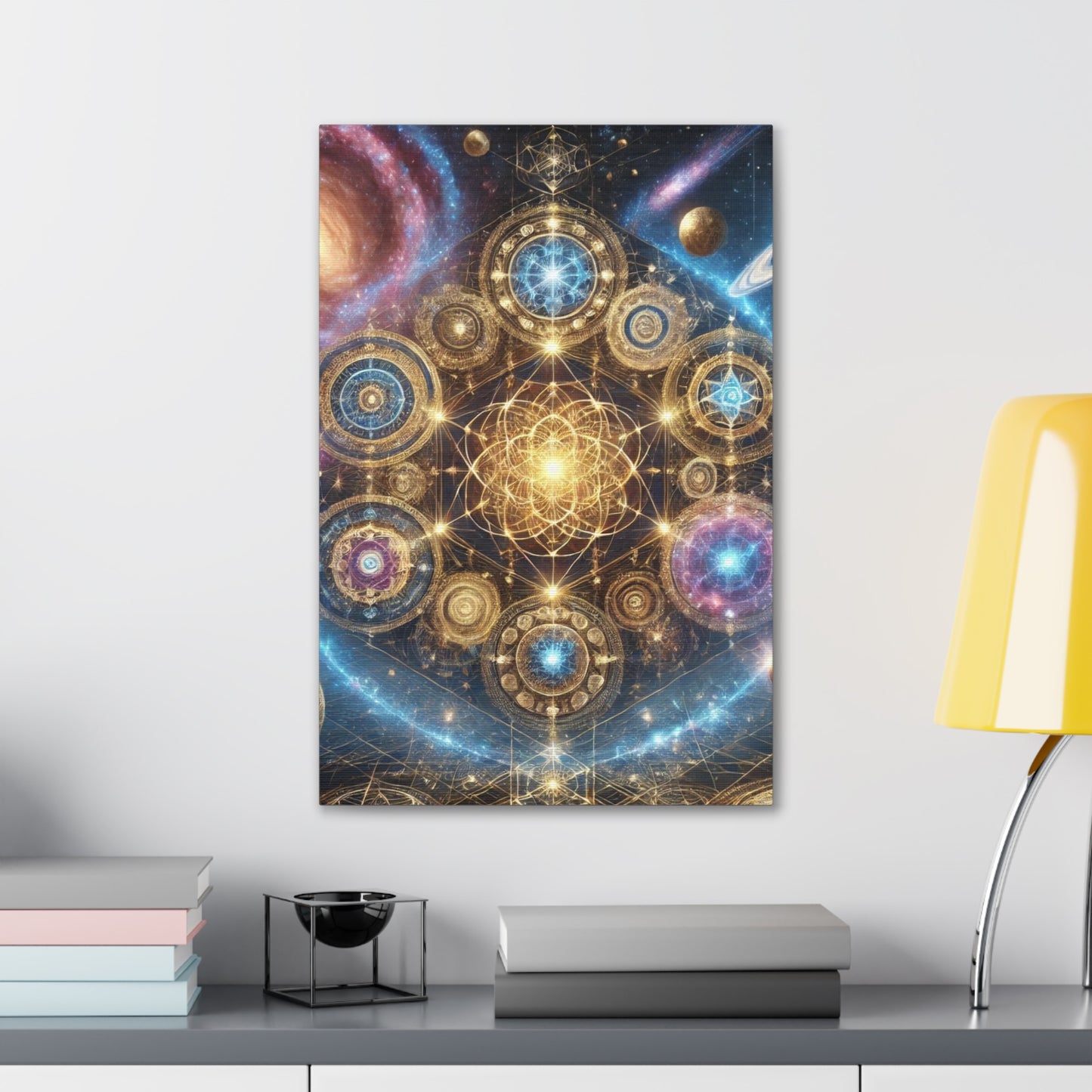 Sacred Geometry Art Canvas Ed. 69