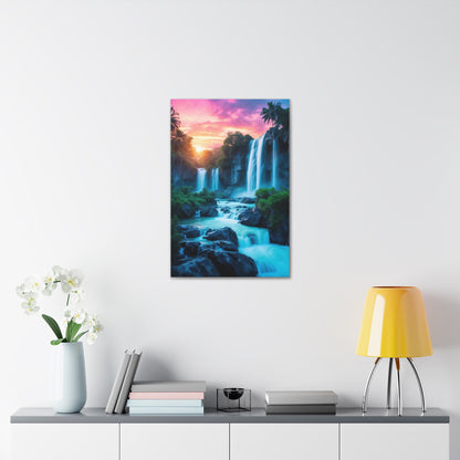 Majestic Waterfalls Art Canvas Ed. 31