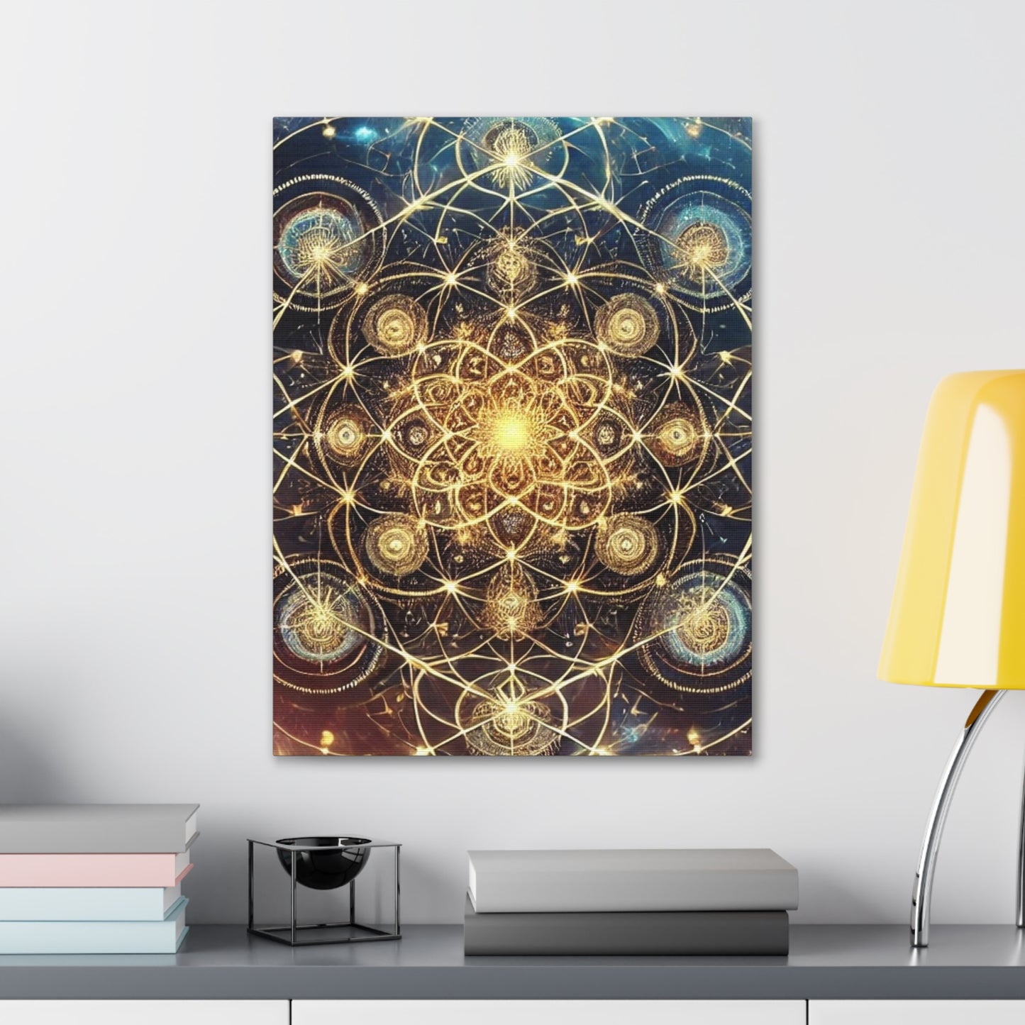 Sacred Geometry Art Canvas Ed. 75