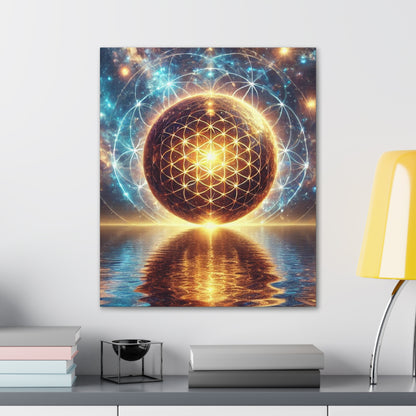 Sacred Geometry Art Canvas Ed. 52