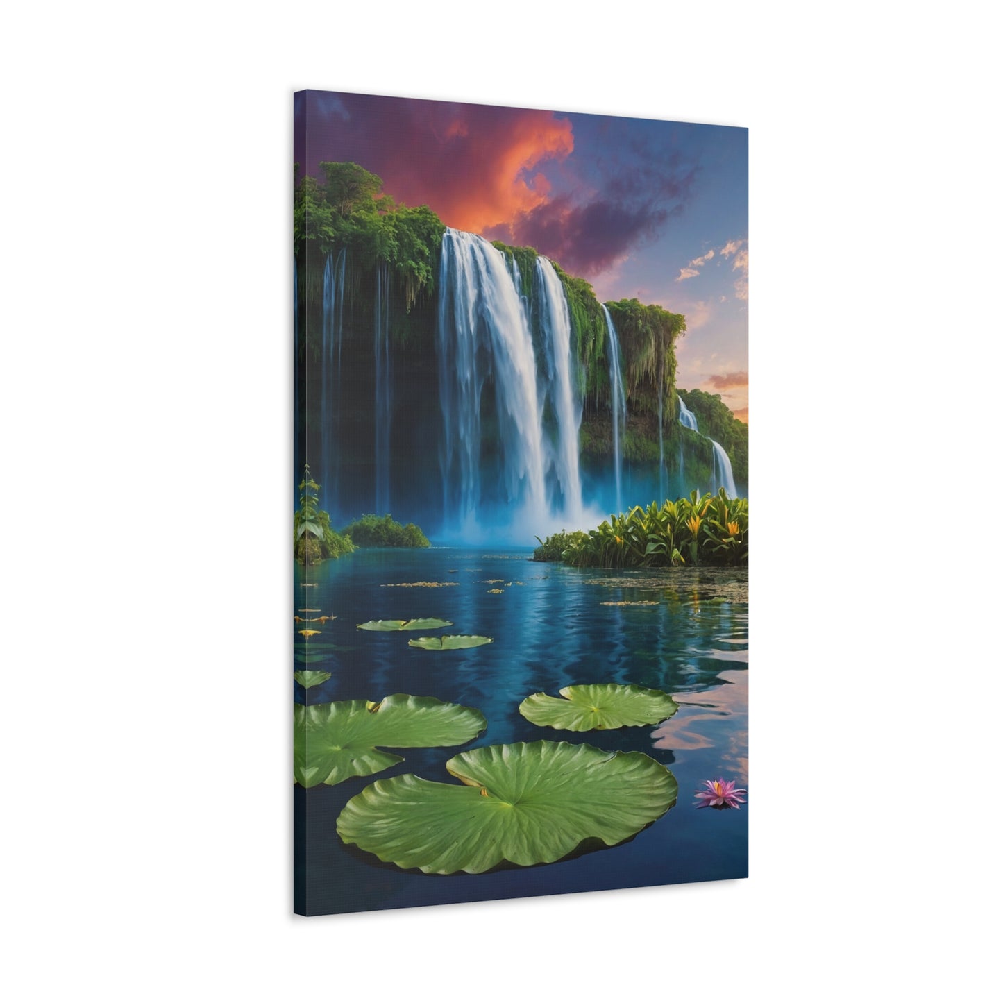 Blissful Lotus Art Canvas Ed. 3