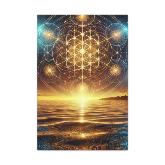 Sacred Geometry Art Canvas Ed. 93