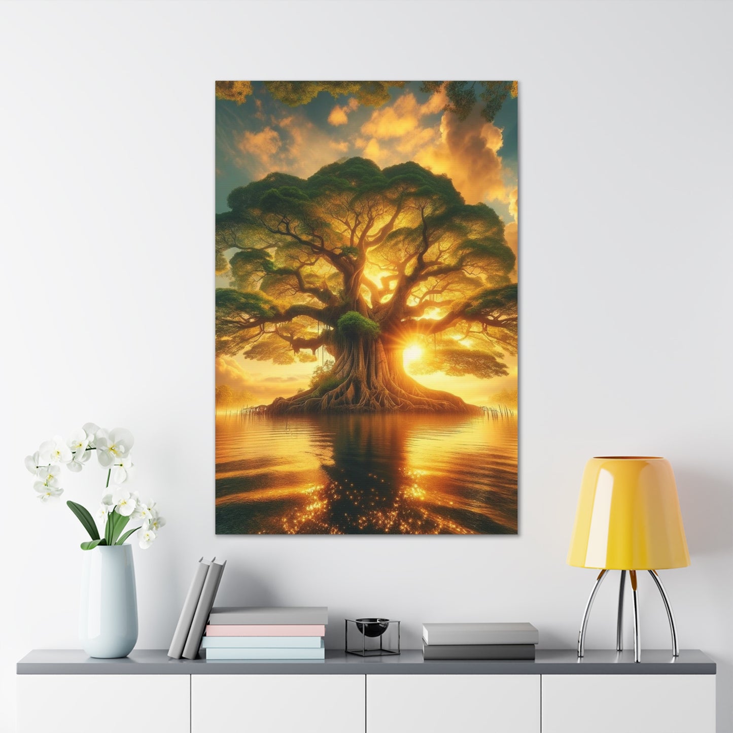 Trees of Light Art Canvas Ed. 4