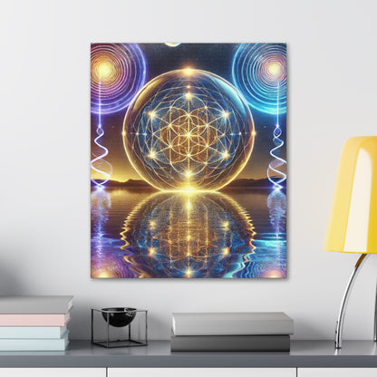 Sacred Geometry Art Canvas Ed. 17