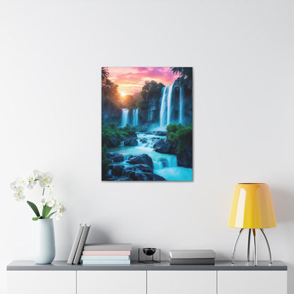 Majestic Waterfalls Art Canvas Ed. 31