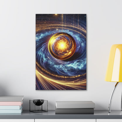 Energetic Orbs Art Canvas Ed. 10