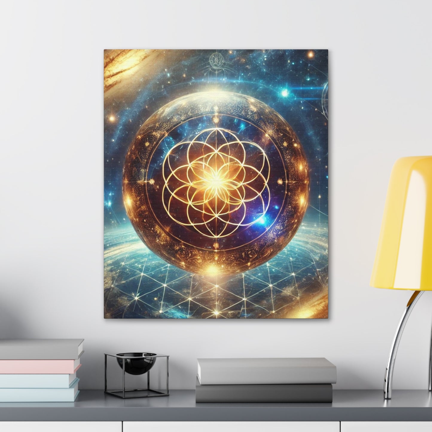 Sacred Geometry Art Canvas Ed. 53