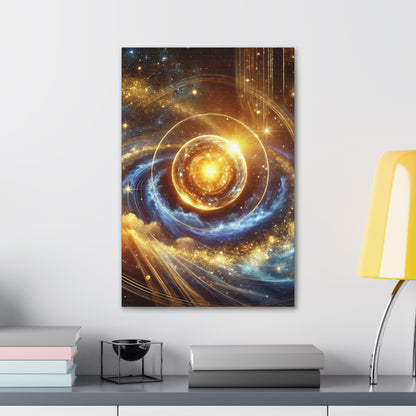 Energetic Orbs Art Canvas Ed. 16