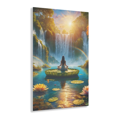 Blissful Lotus Acrylic Print Ed. 17