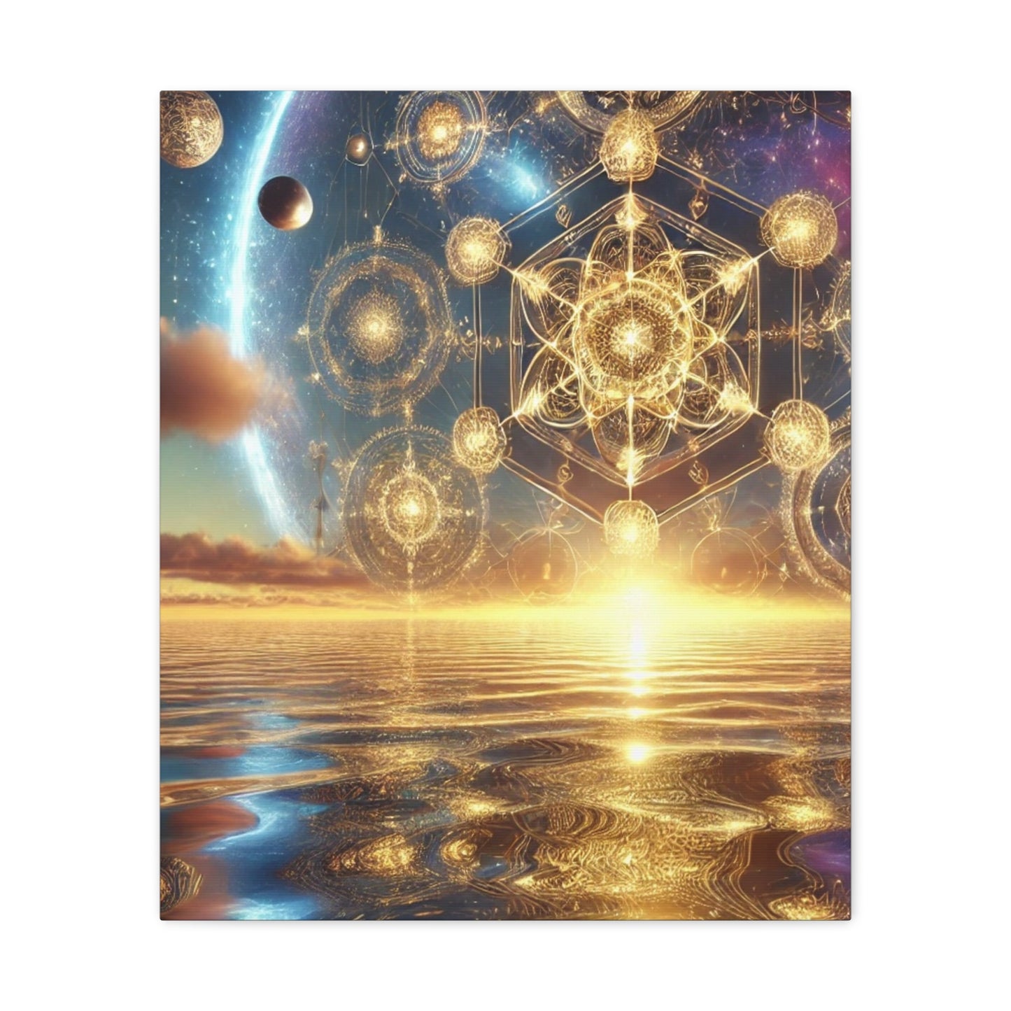 Sacred Geometry Art Canvas Ed. 94