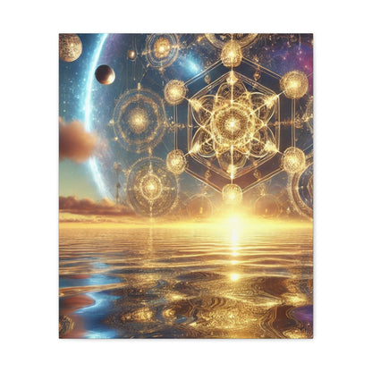 Sacred Geometry Art Canvas Ed. 94