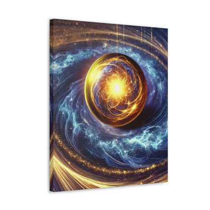 Energetic Orbs Art Canvas Ed. 10