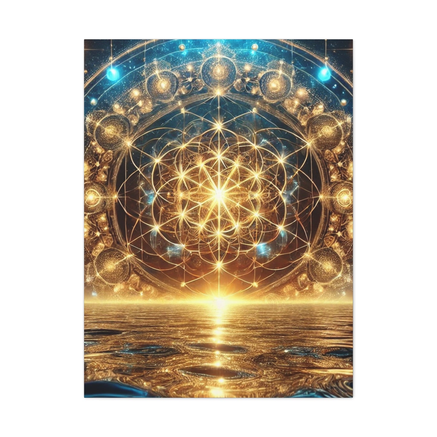 Sacred Geometry Art Canvas Ed. 97