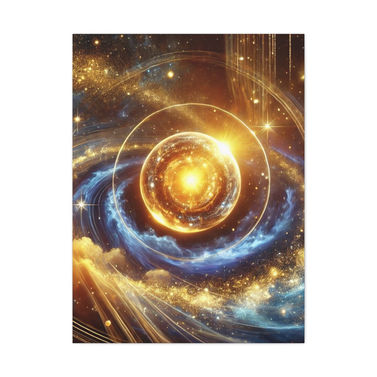 Energetic Orbs Art Canvas Ed. 16