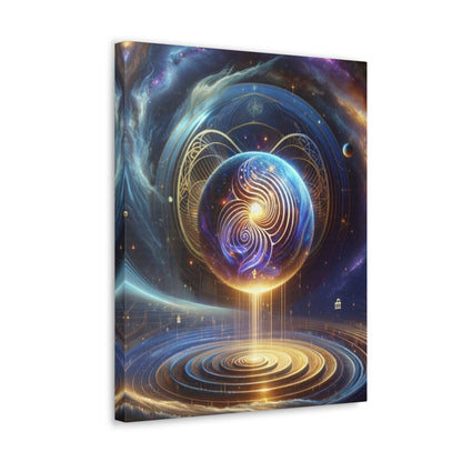 Sacred Geometry Art Canvas Ed. 61