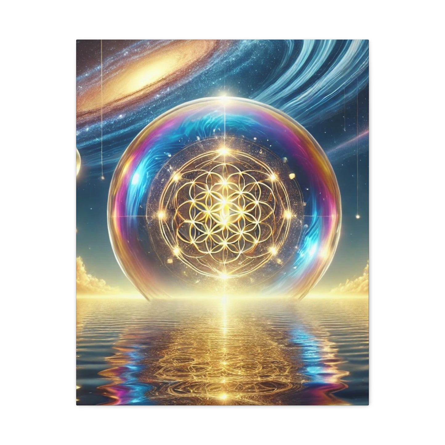 Sacred Geometry Art Canvas Ed. 21