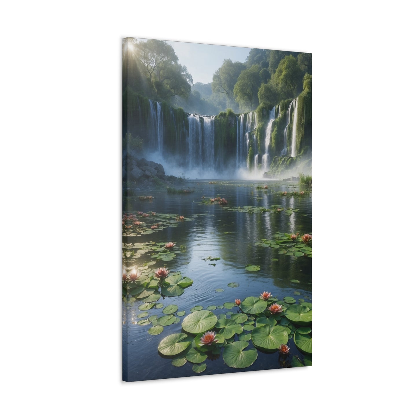 Majestic Waterfalls Art Canvas Ed. 7