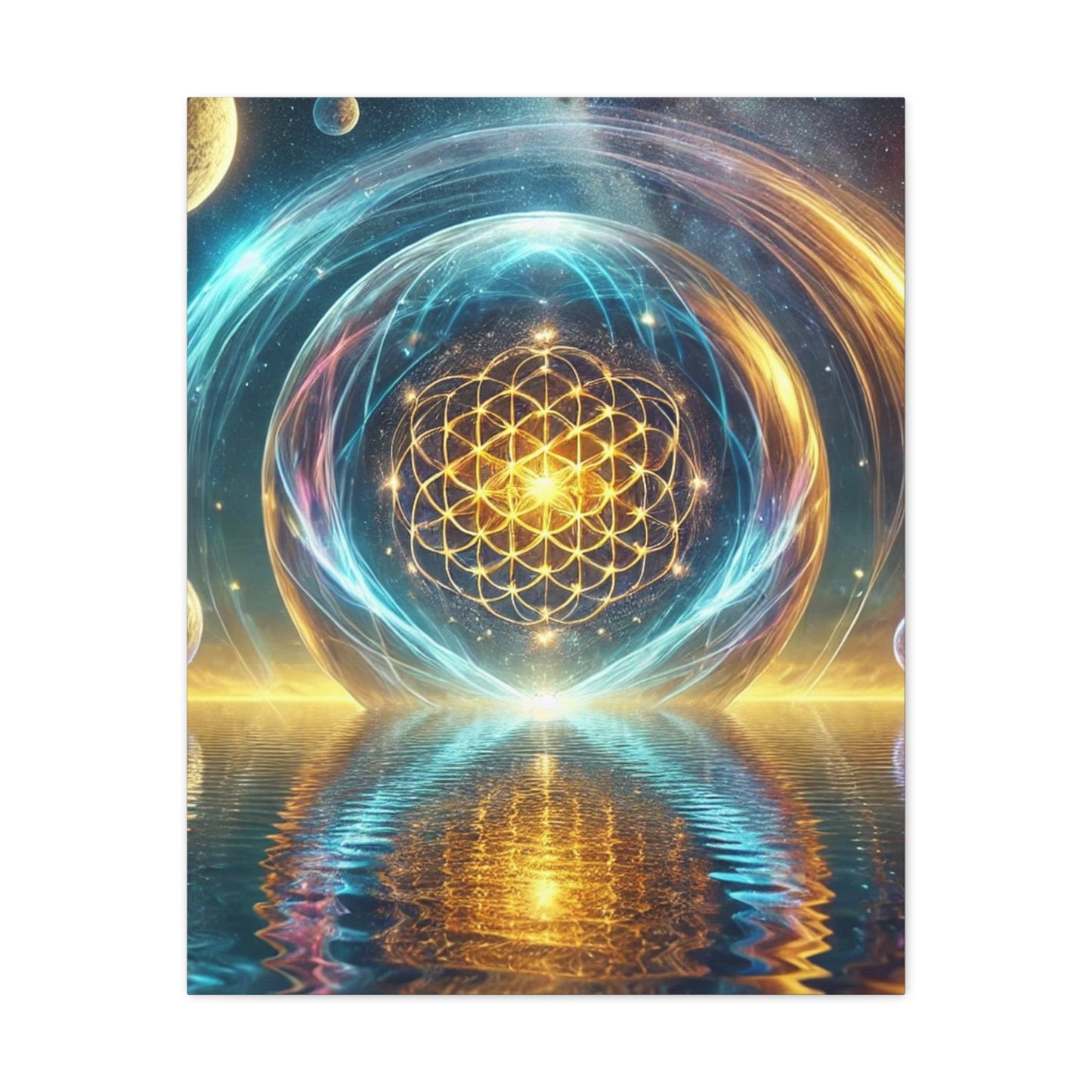 Sacred Geometry Art Canvas Ed. 14