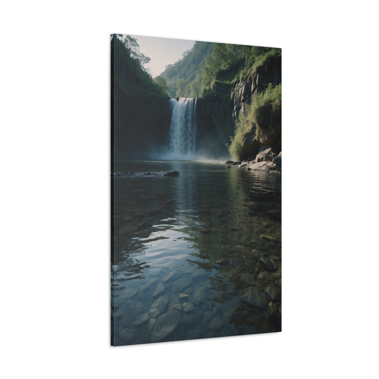 Majestic Waterfalls Art Canvas Ed. 8