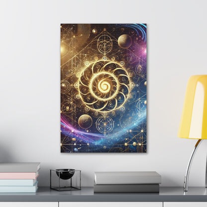 Sacred Geometry Art Canvas Ed. 65