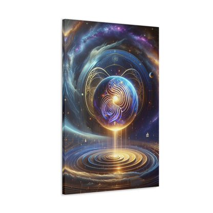 Sacred Geometry Art Canvas Ed. 61