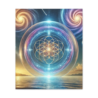 Sacred Geometry Art Canvas Ed. 19