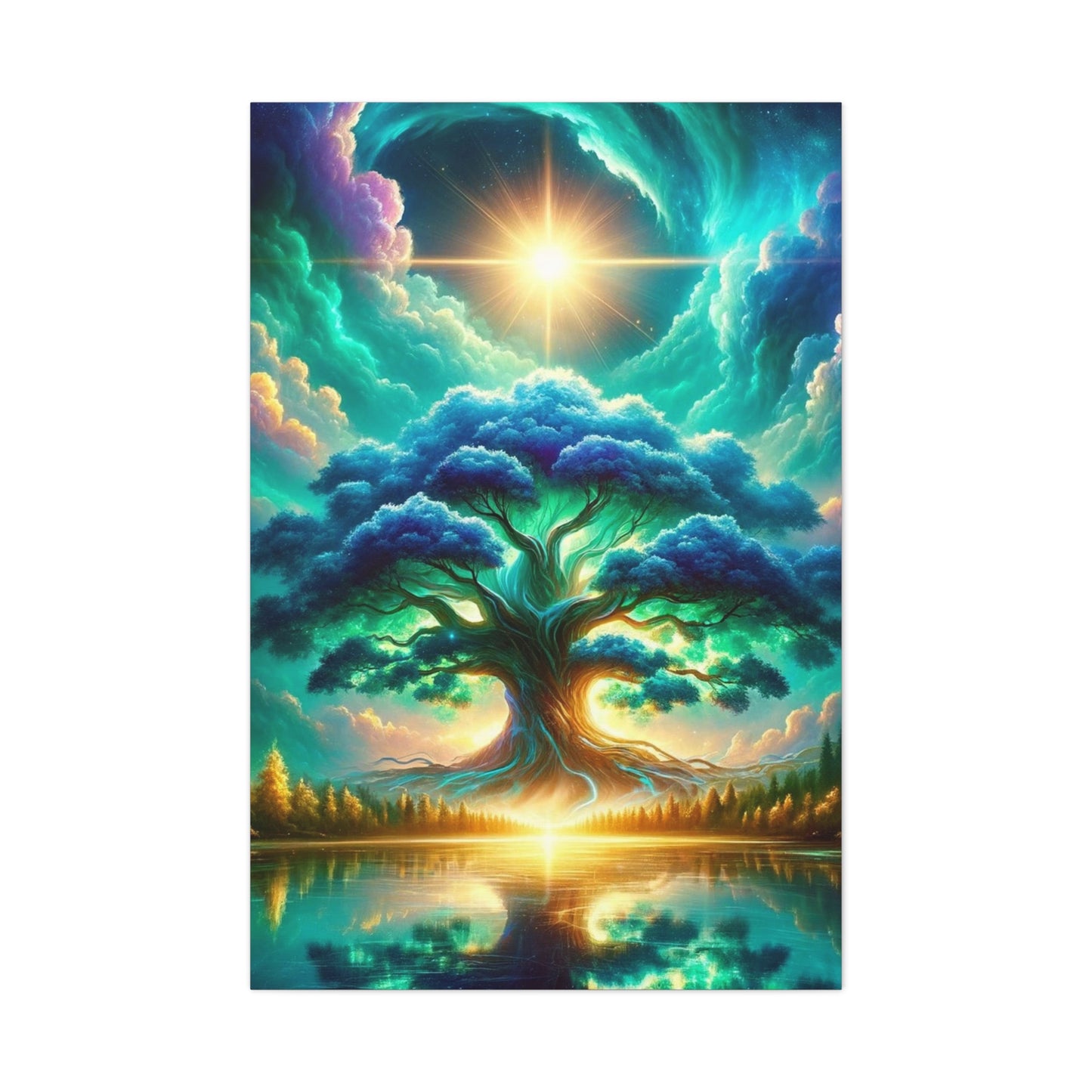 Trees of Light Art Canvas Ed. 13