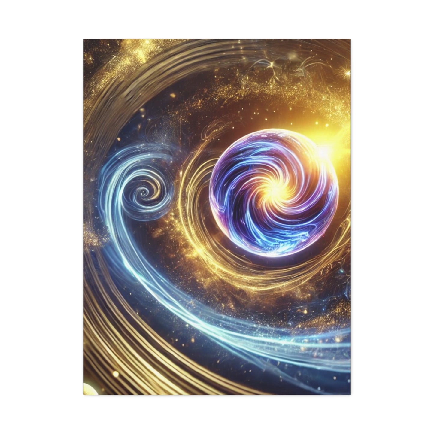 Energetic Orbs Art Canvas Ed. 15